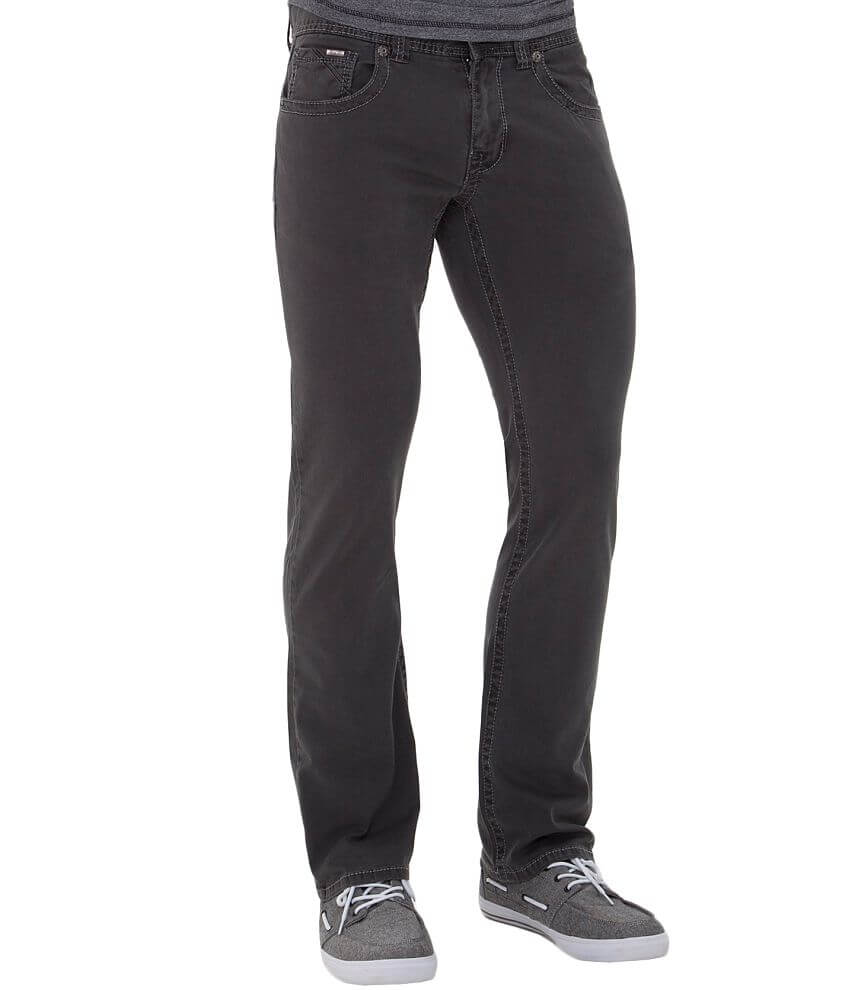 Buckle Black Three Stretch Twill Pant front view