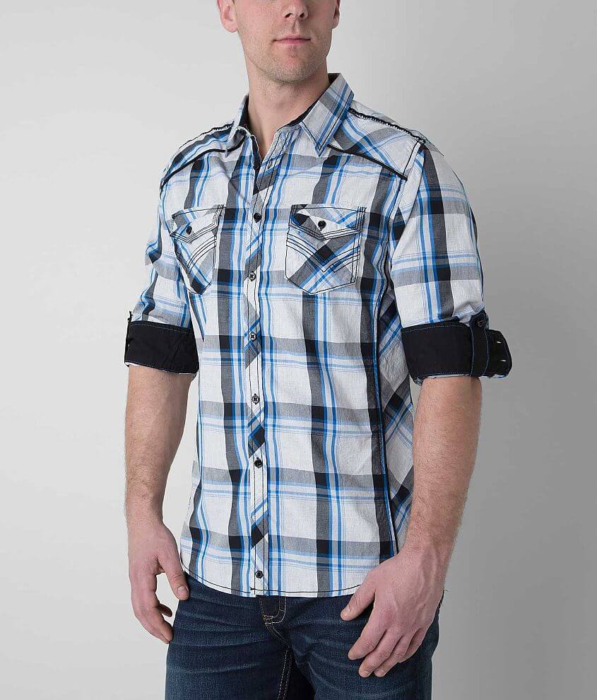 Buckle Black Ryder Shirt - Men's Shirts in Black Royal Blue | Buckle