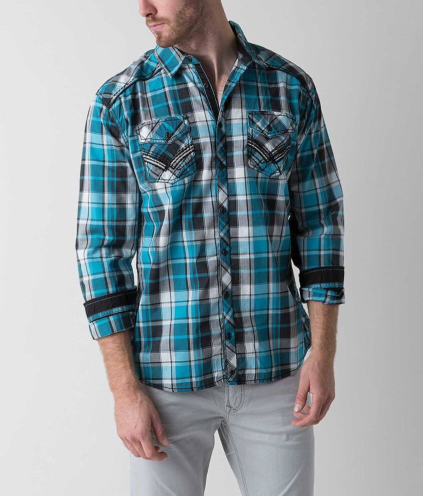 Image of Buckle Black Crazy Stretch Shirt