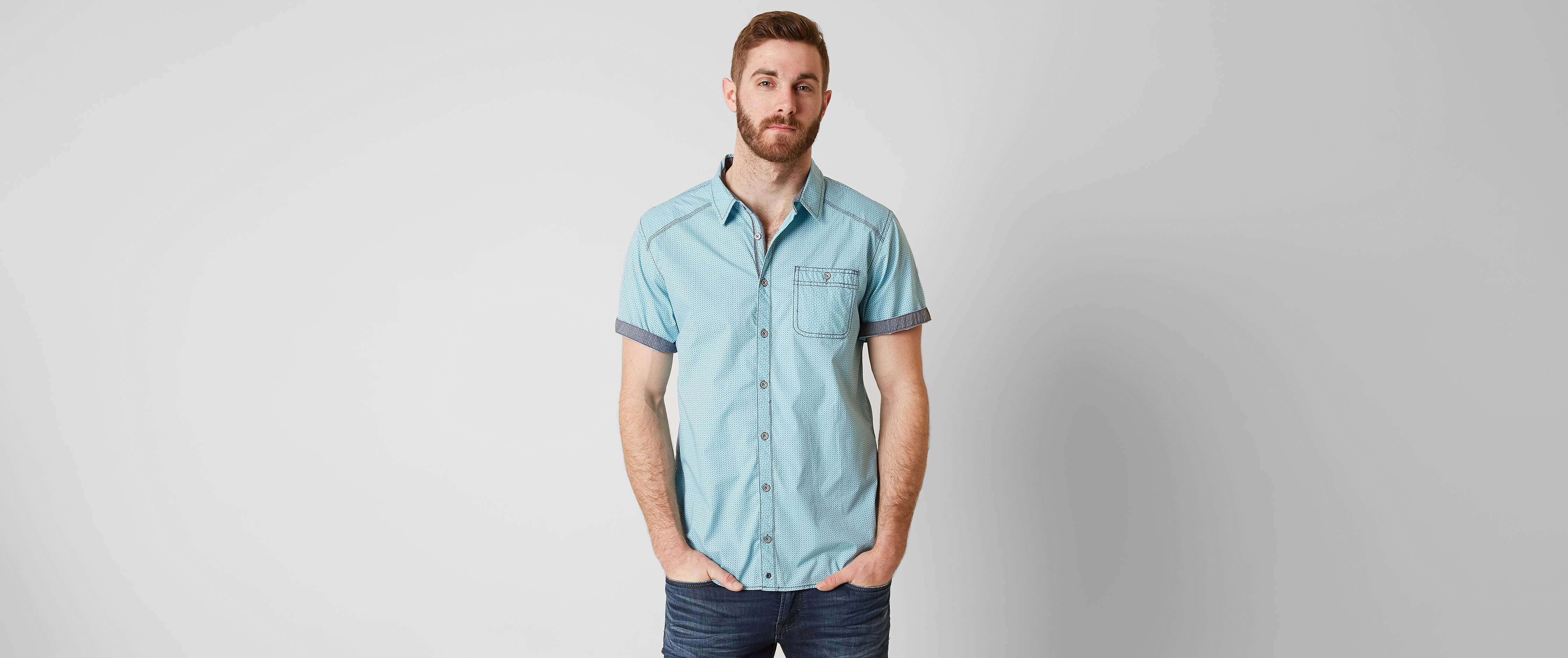 Image of Buckle Black Helotes Stretch Shirt