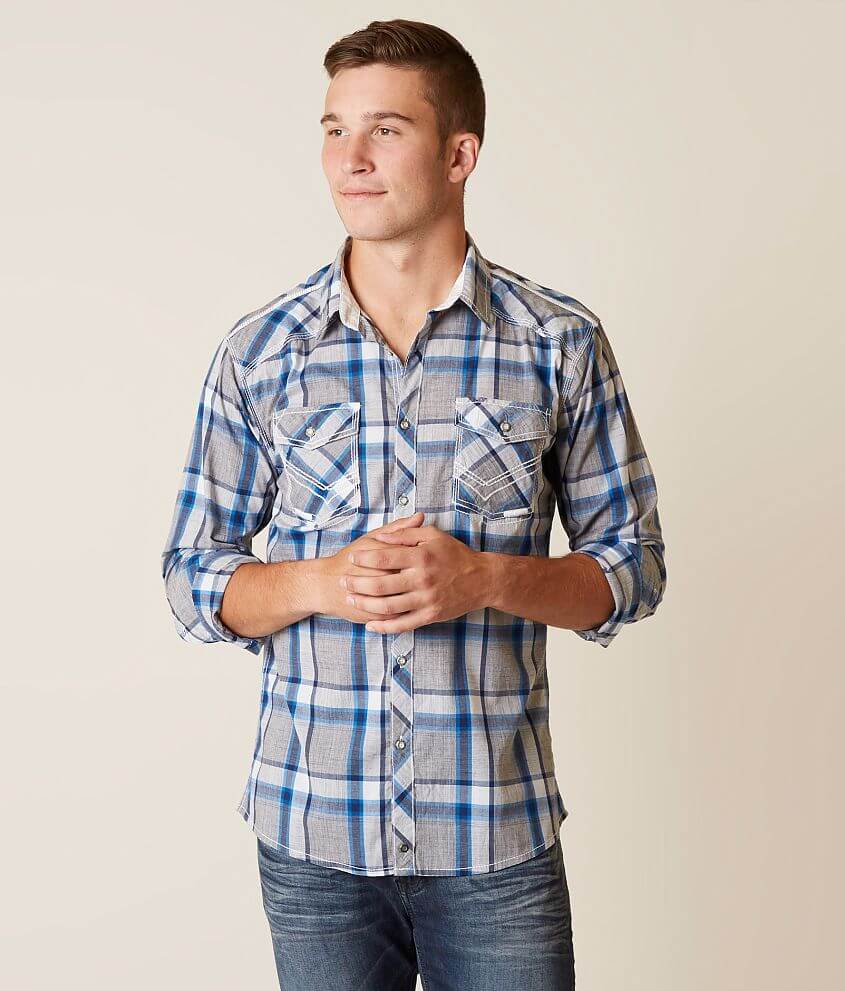 Buckle Black Ingleside Stretch Shirt front view