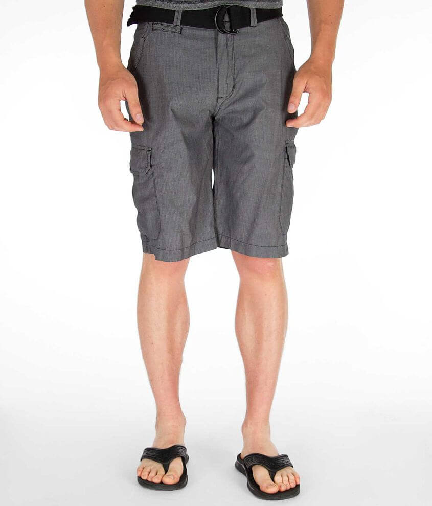 Buckle Black Speechless Cargo Short front view