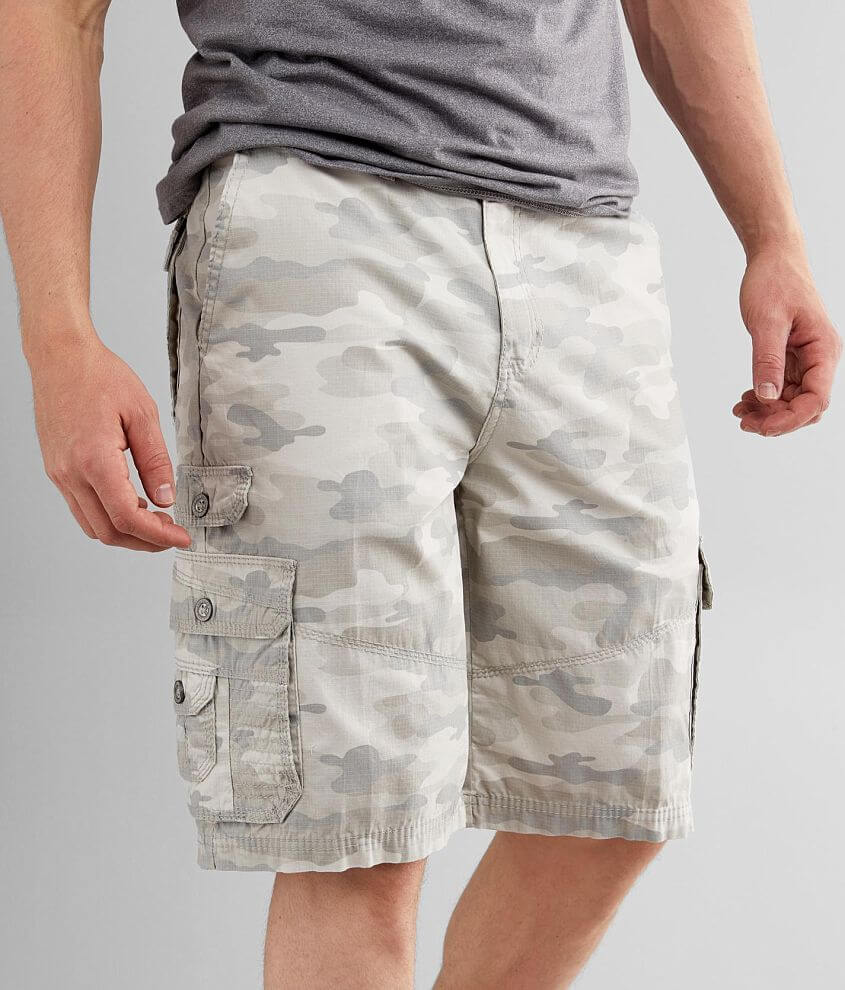 Buckle Black Isaac Camo Cargo Short front view