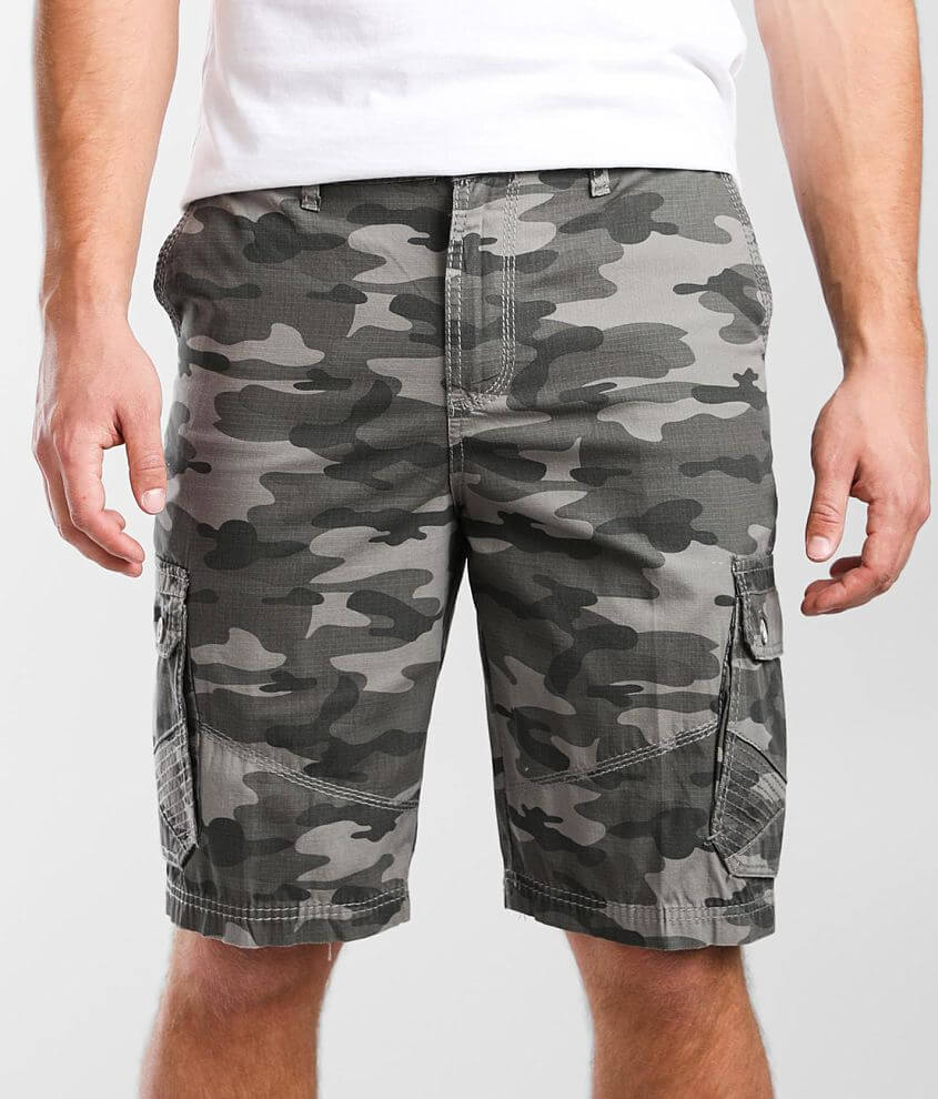 Buckle Black Marx Cargo Stretch Short - Men's Shorts in Olive Camo | Buckle