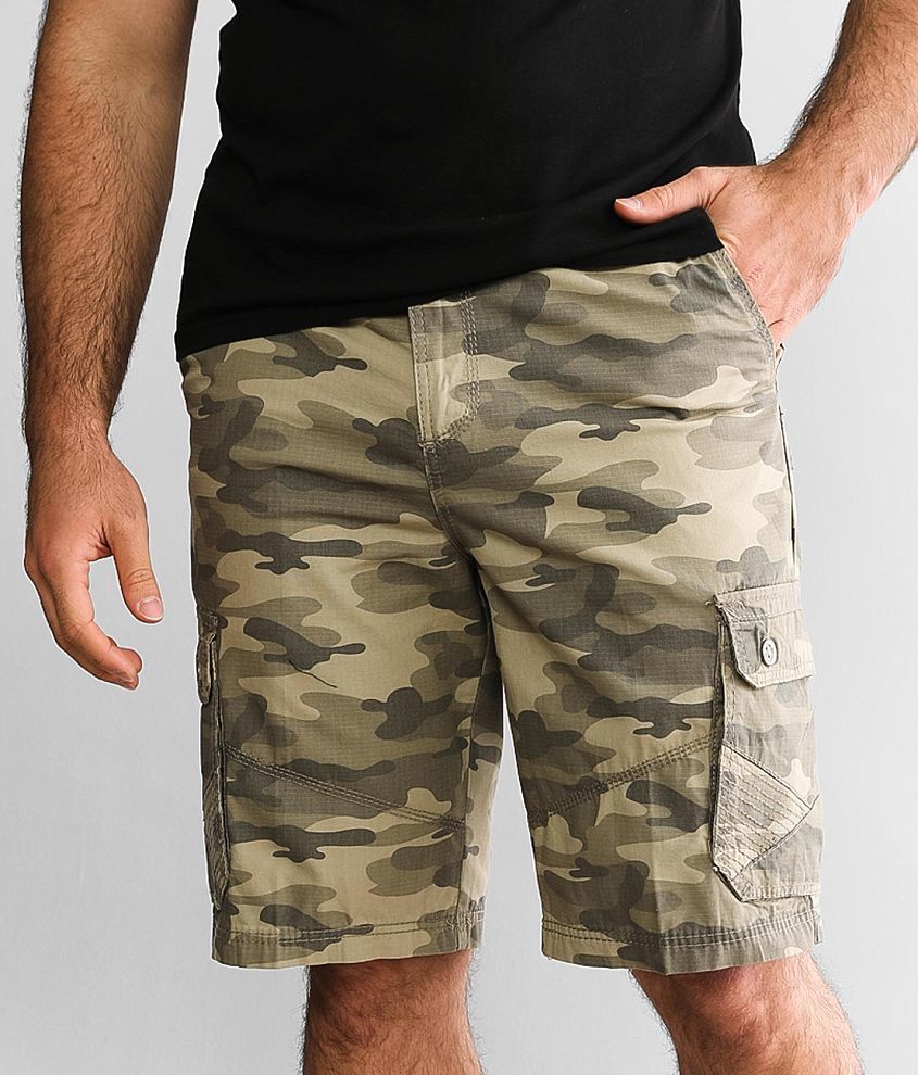 Buckle Black Kevin Camo Cargo Short front view