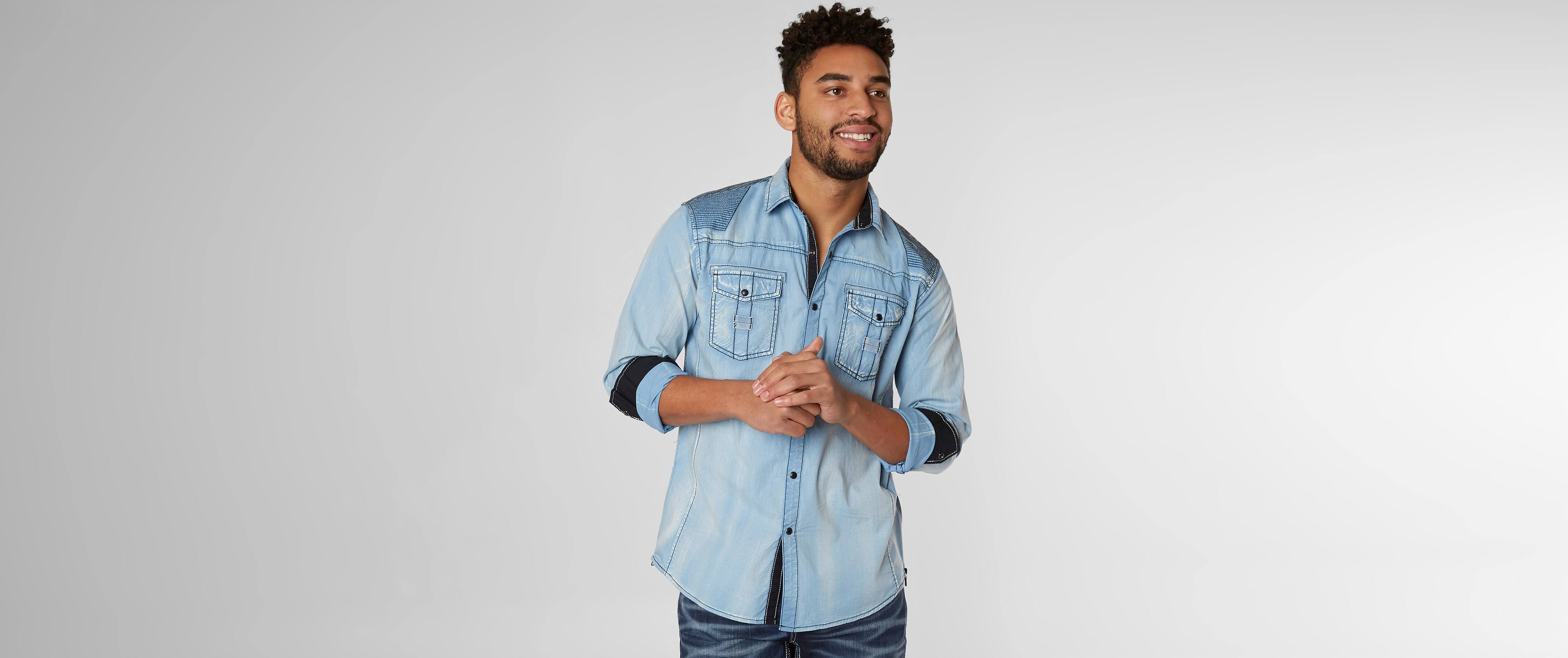 Image of Buckle Black Jayton Stretch Shirt