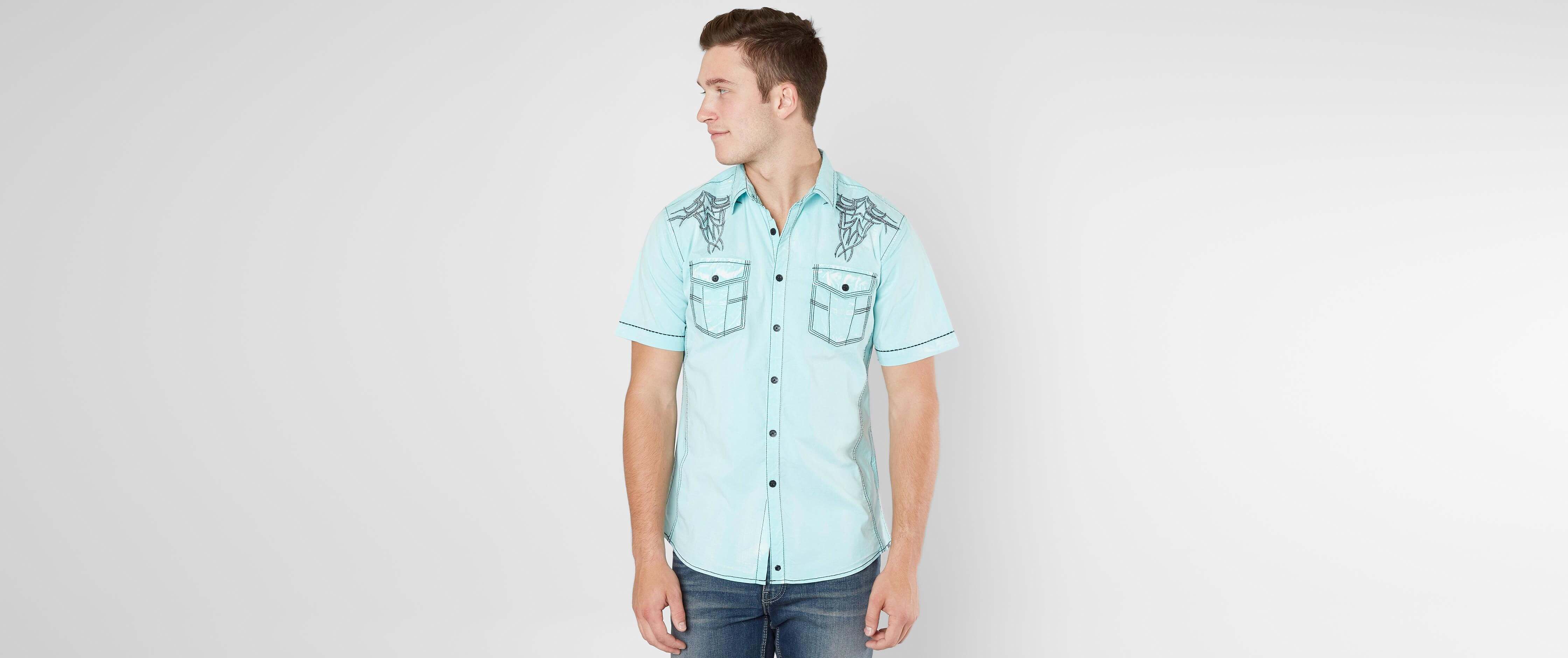 Image of Buckle Black If I Were Stretch Shirt