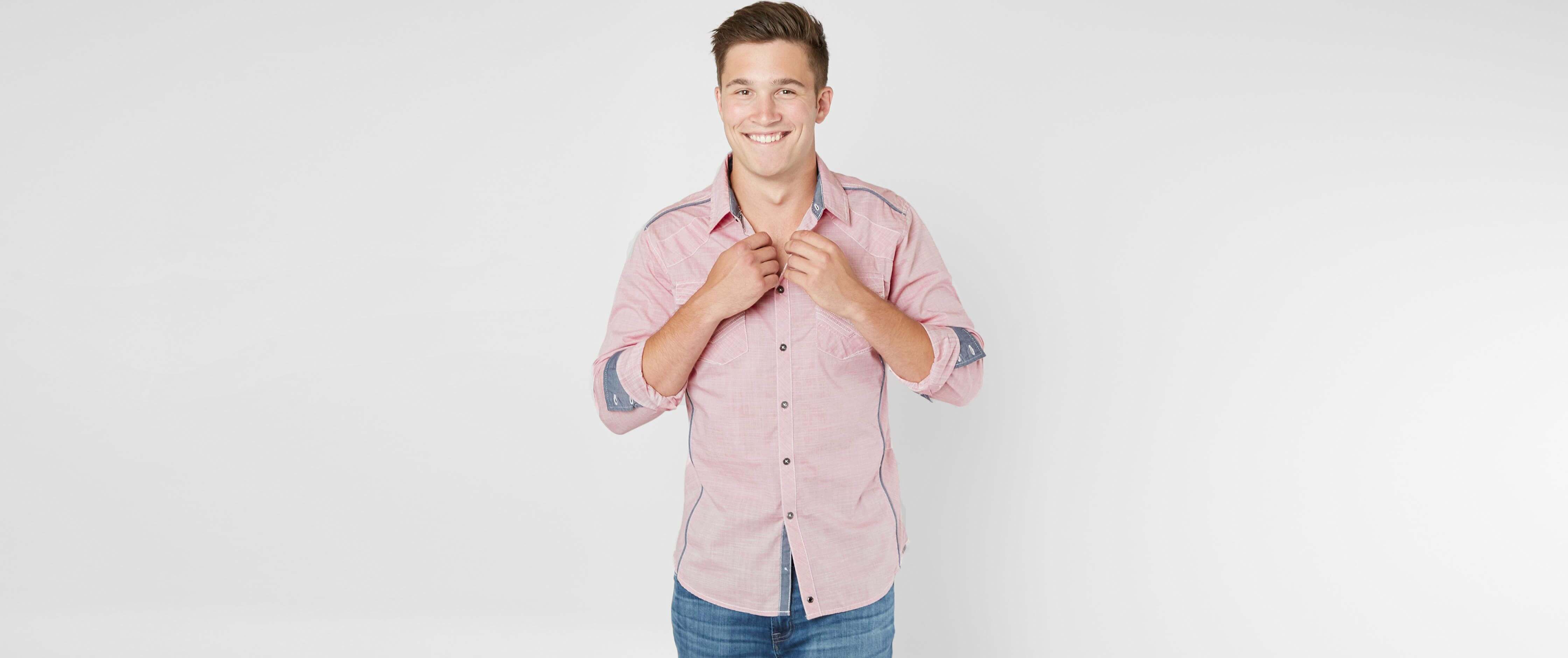 Image of Buckle Black Make Me Go Stretch Shirt