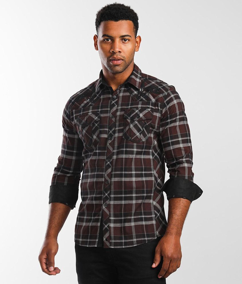 Buckle hot sale black shirts