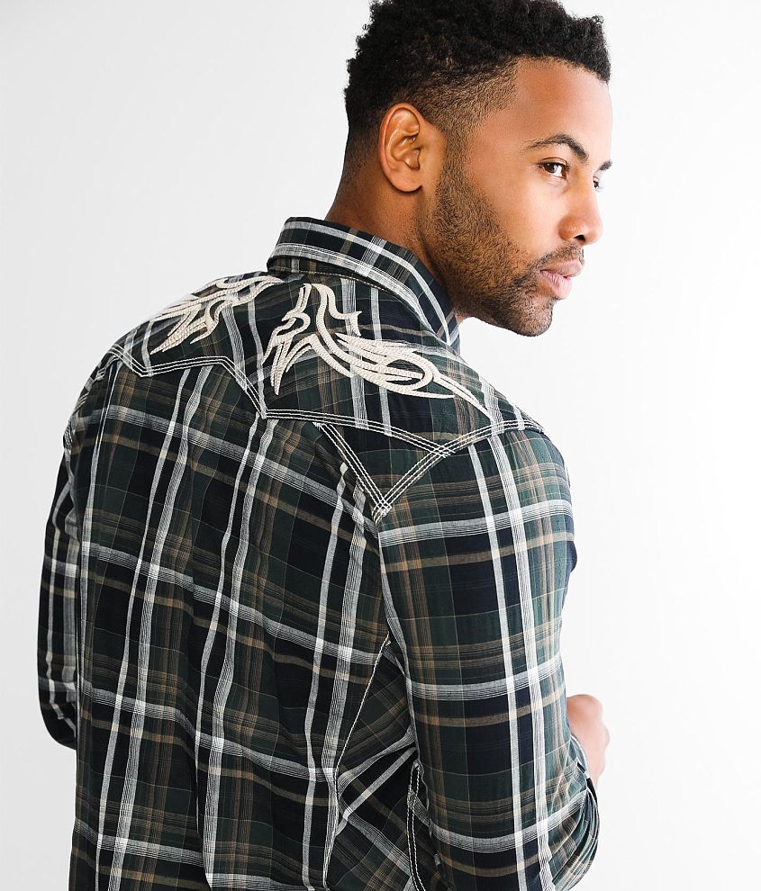 Plaid Stretchable Fabric Shirts