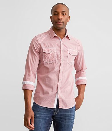 Buckle Black Athletic Stretch Shirt FULL_LEFT_SIDE