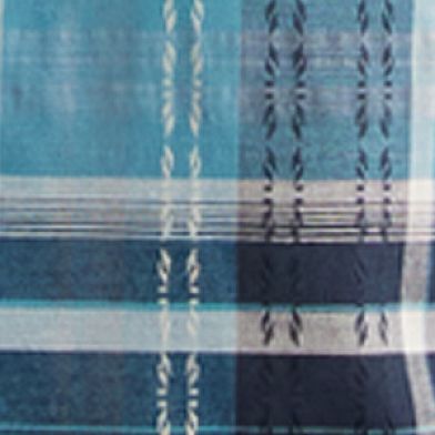 Turquoise Navy Cream