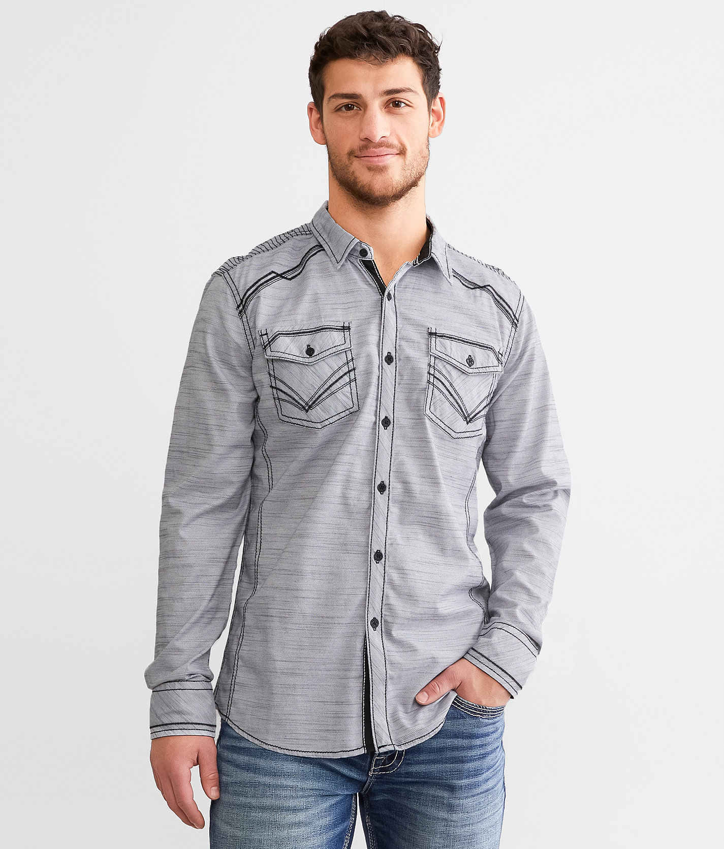 mens shirts with stretch