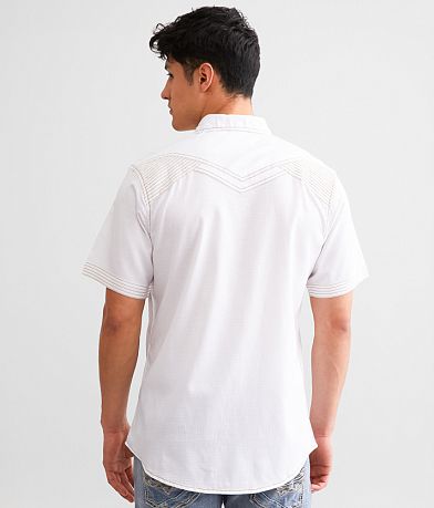Buckle Black Athletic Stretch Shirt BACK