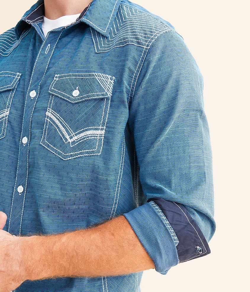 Embroidered Standard Stretch Shirt