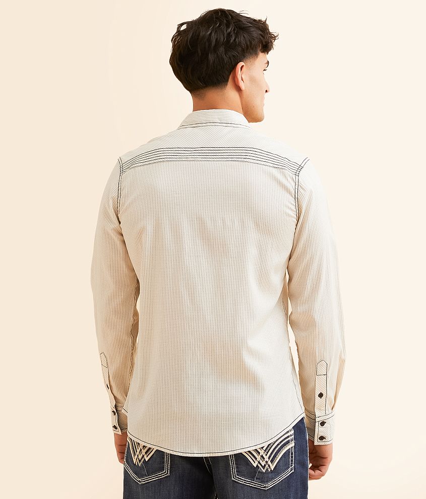 Striped Athletic Stretch Shirt