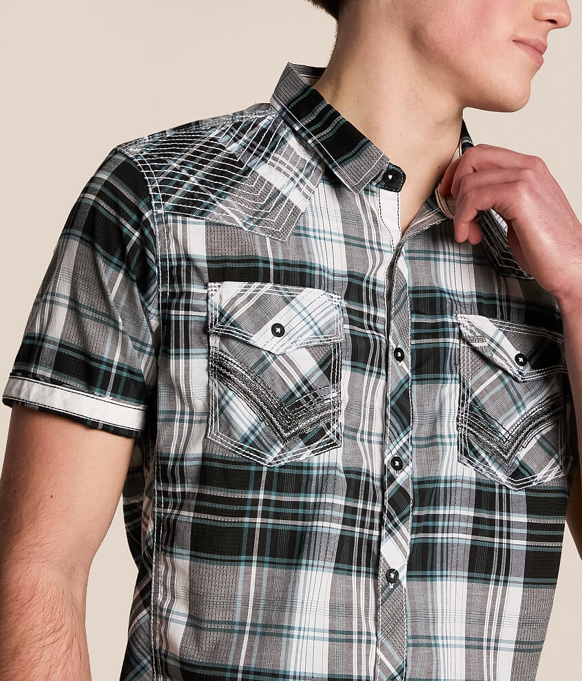Plaid Athletic Stretch Shirt