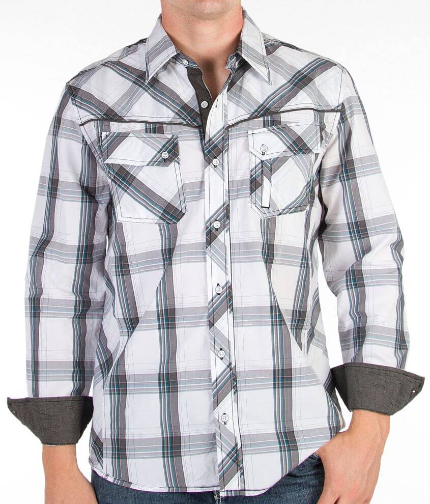 Buckle Black Polished Majesty Shirt front view
