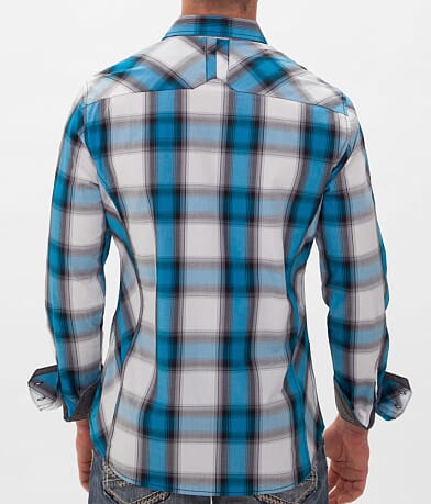 J.B. Holt Buckle Black Polished Cowboy Shirt BACK