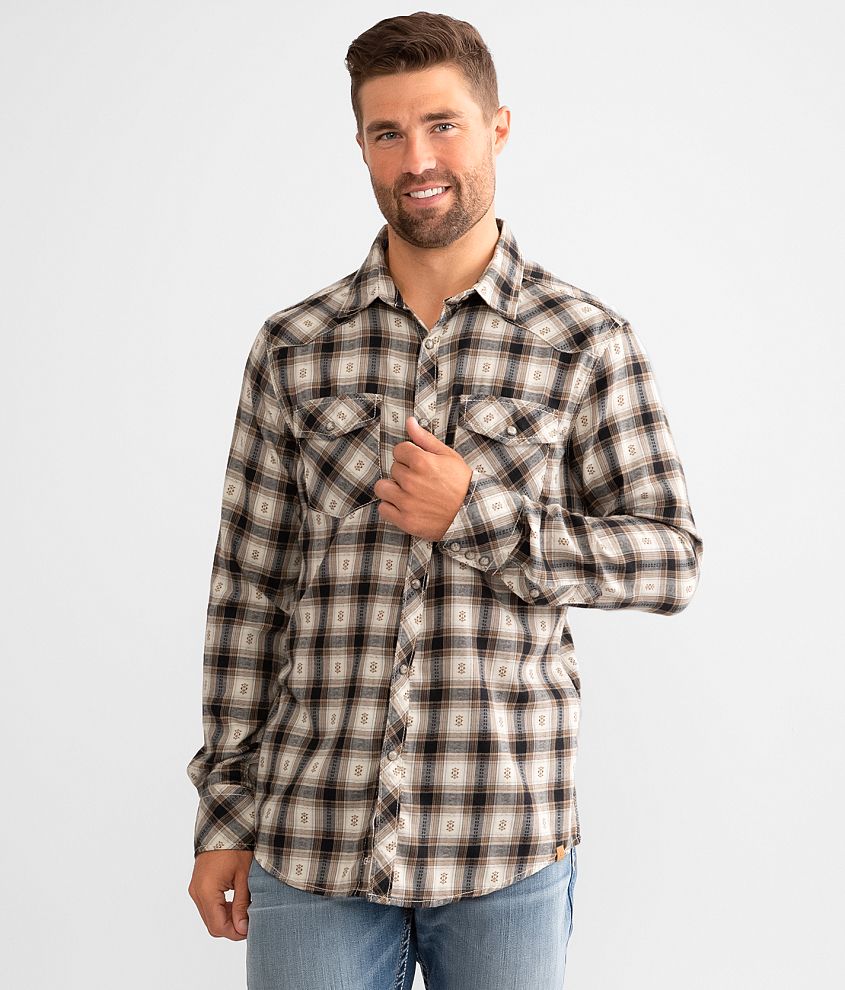 Gentry County Plaid Athletic Shirt front view