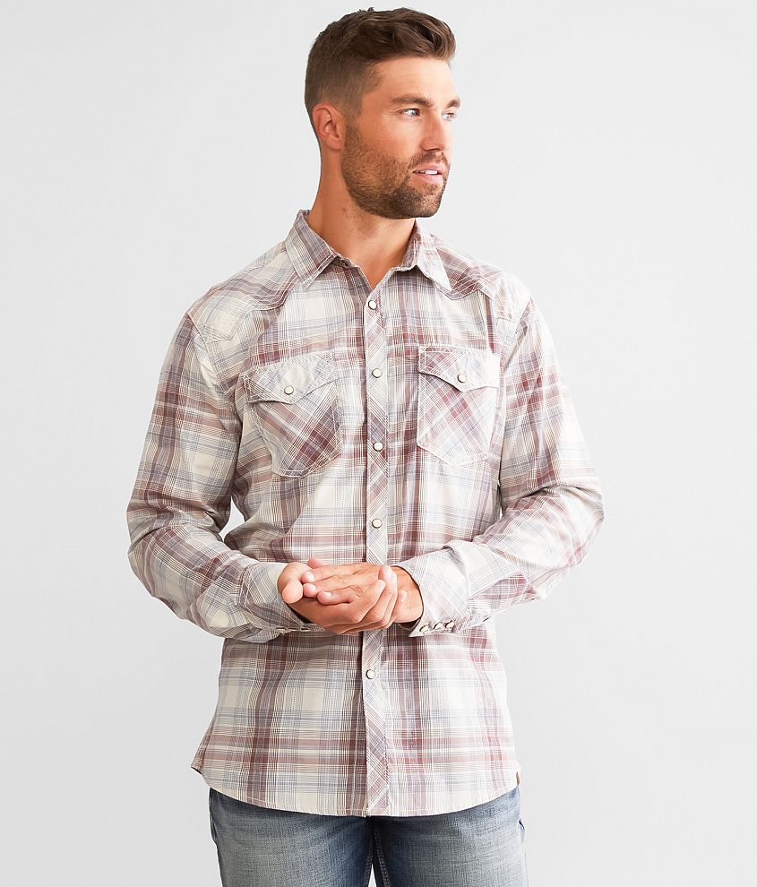 Gentry County Plaid Athletic Shirt front view