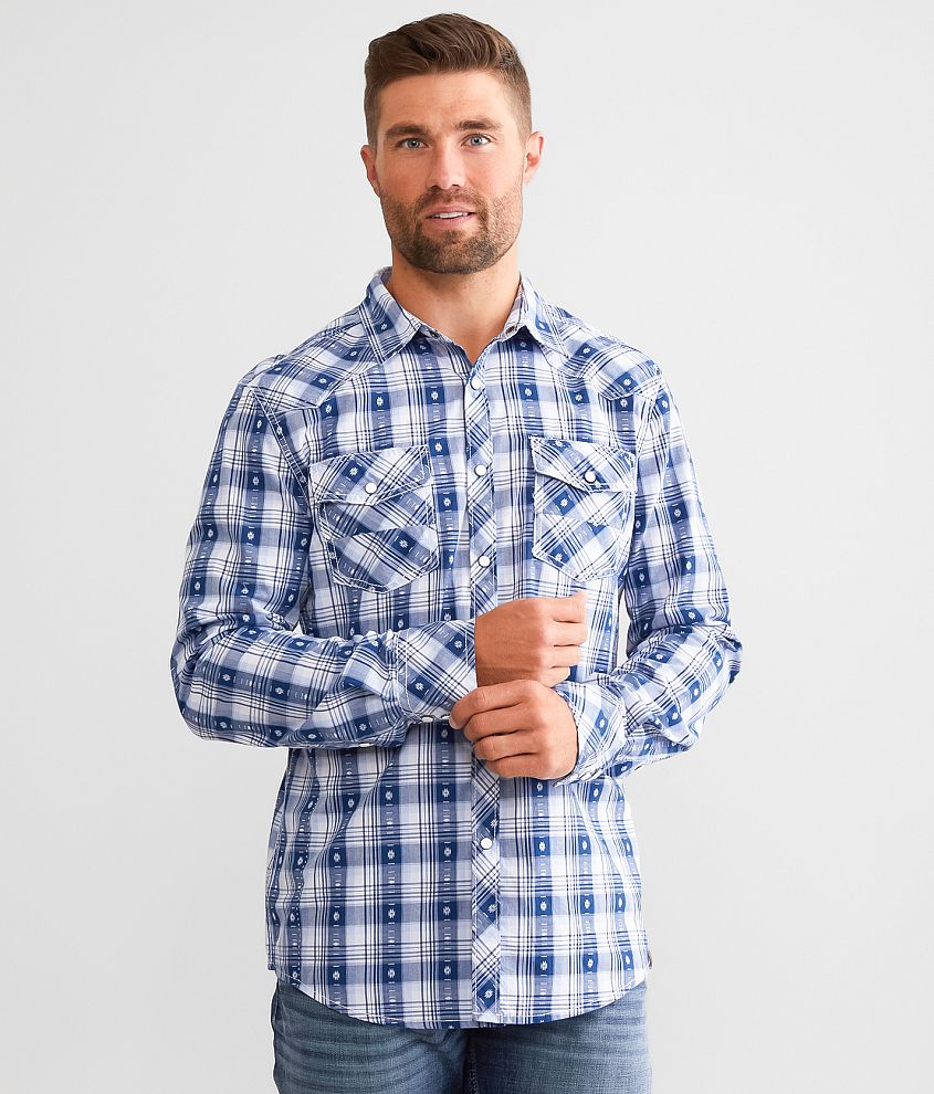 Gentry County Plaid Athletic Shirt front view