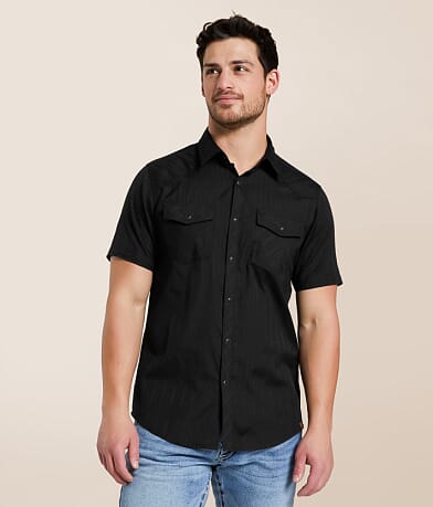 Gentry County Tonal Striped Standard Shirt front view