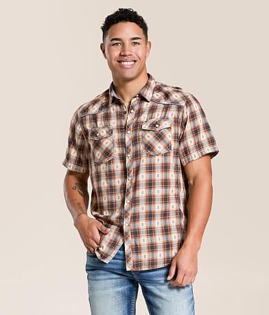 Gentry County Plaid Standard Shirt front view