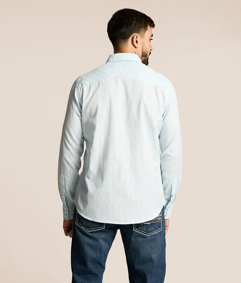 Tonal Striped Athletic Shirt