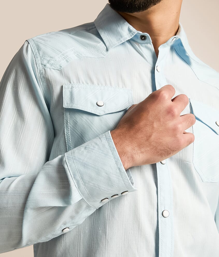 Tonal Striped Athletic Shirt