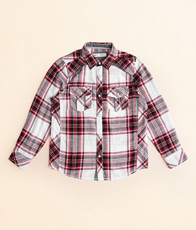 BKE Boys - Plaid Shirt front view