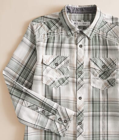 Boys - Plaid Stretch Shirt thumbnail 3