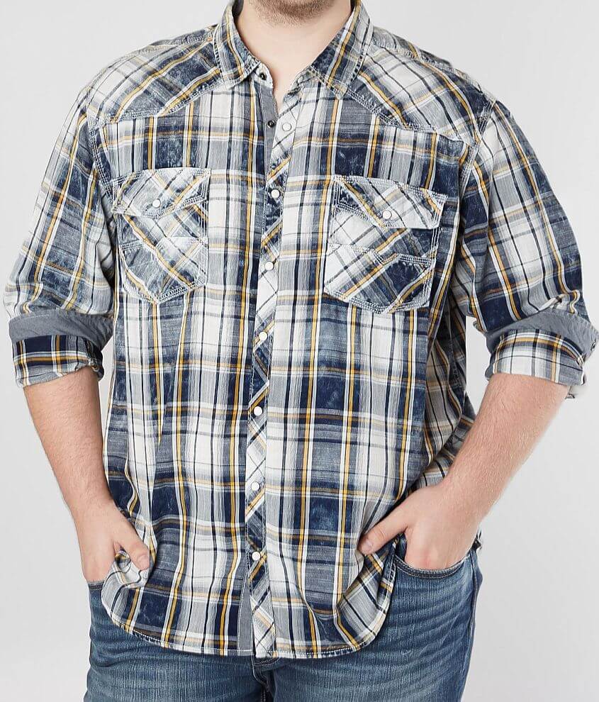 Image of BKE Vintage Plaid Shirt - Big & Tall
