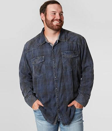 BKE Vintage Plaid Shirt - Big &amp; Tall FULL_RIGHT_SIDE