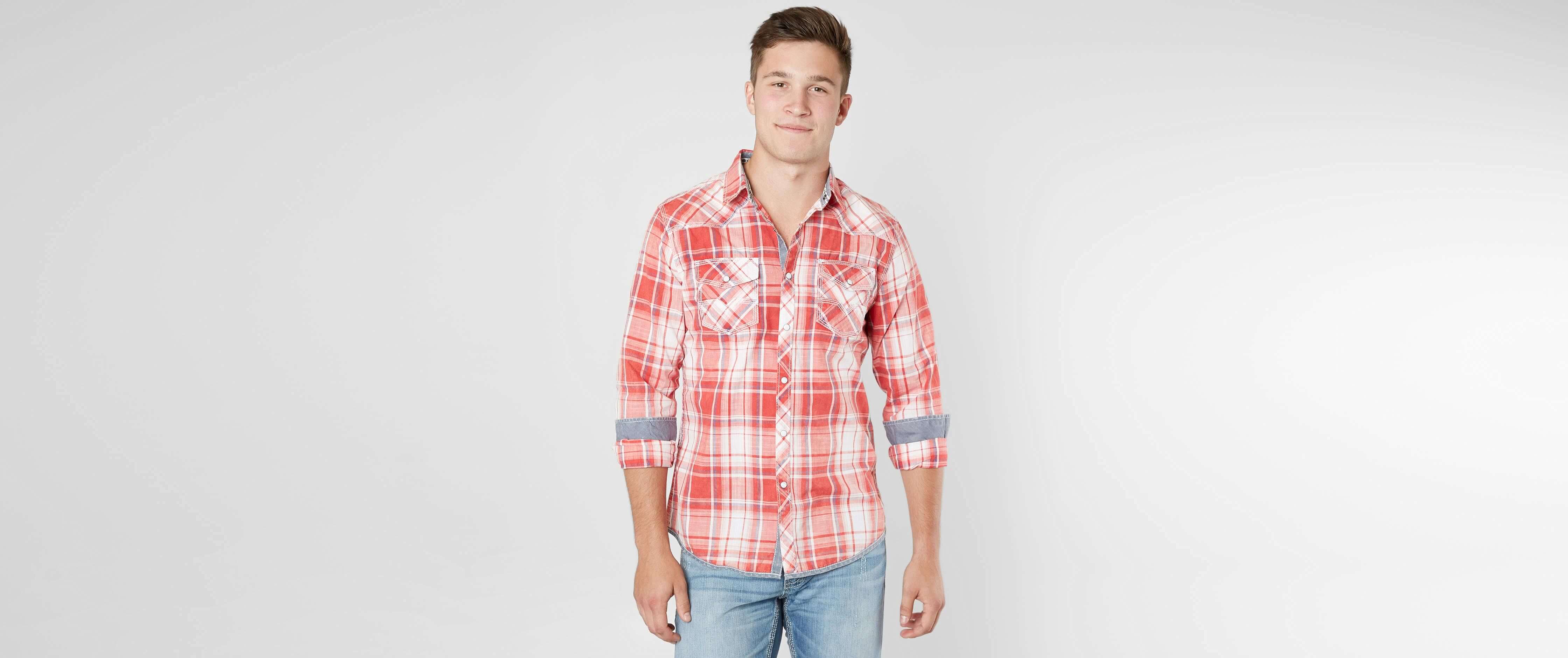 vintage red mens shirts