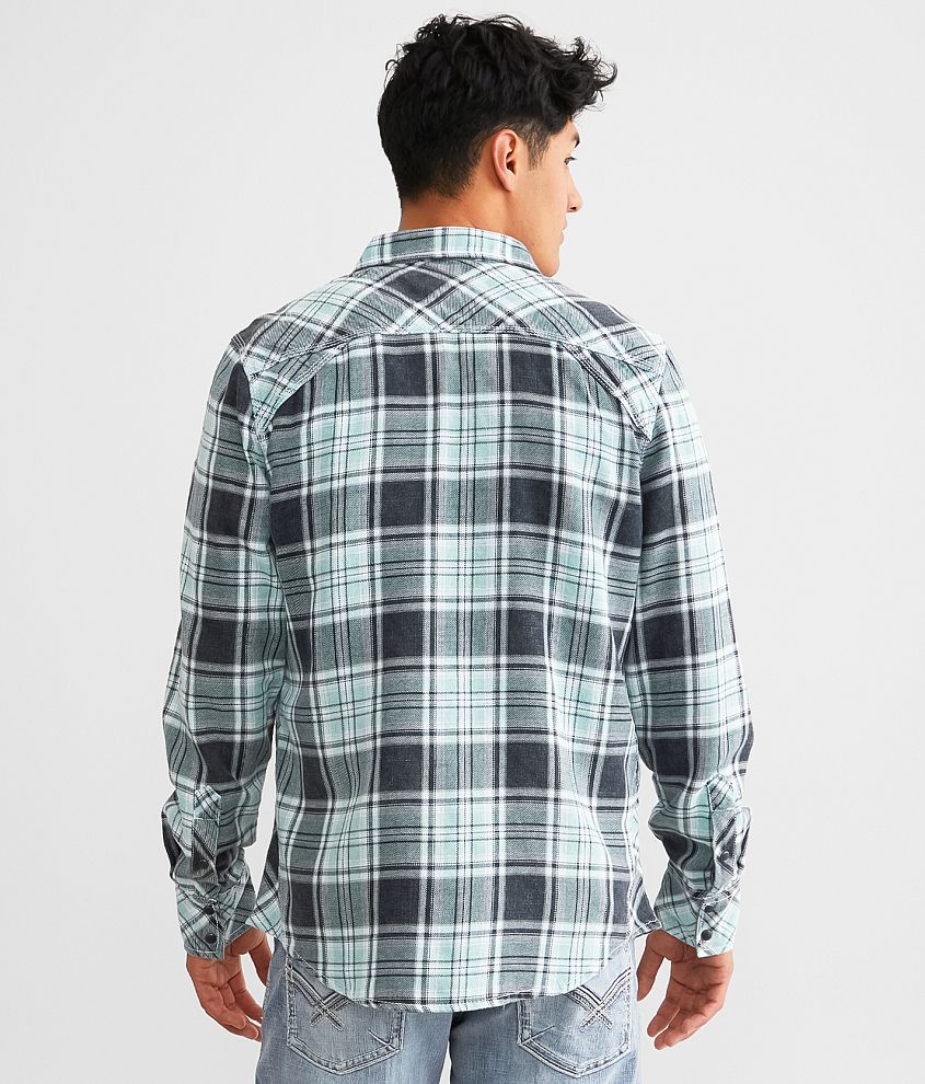 Brushed Plaid Athletic Shirt