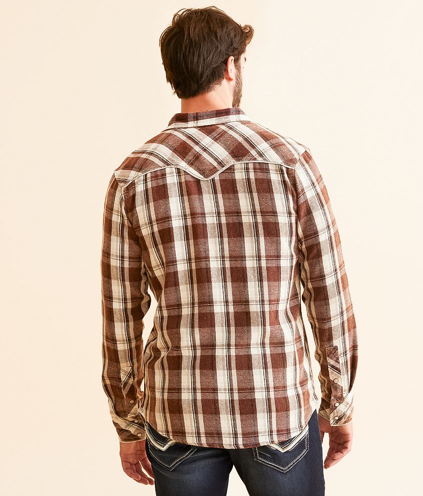 Brushed Plaid Athletic Shirt