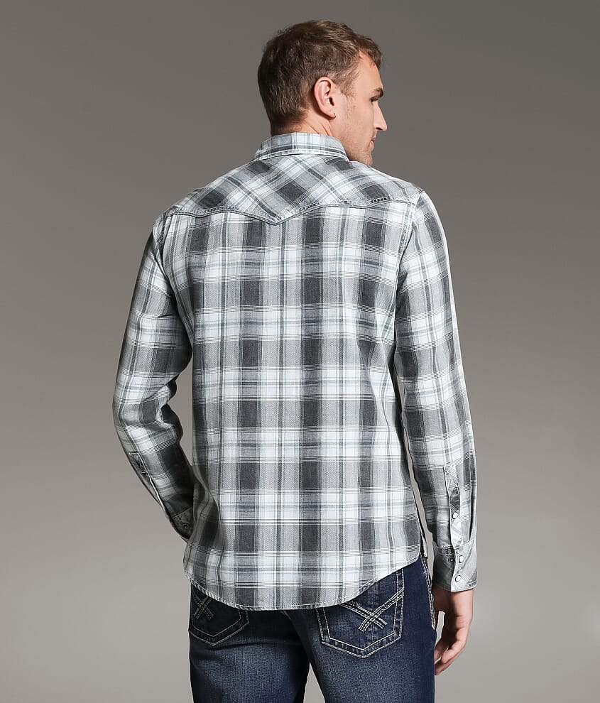 Washed Plaid Standard Shirt