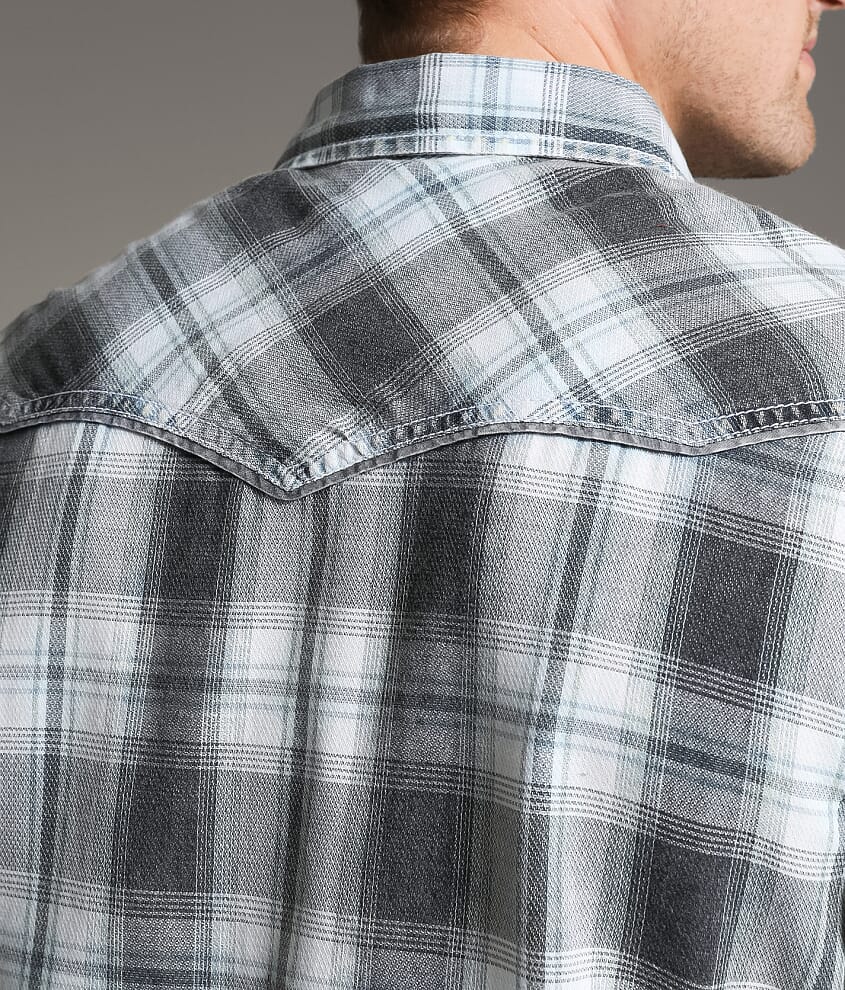 Washed Plaid Standard Shirt
