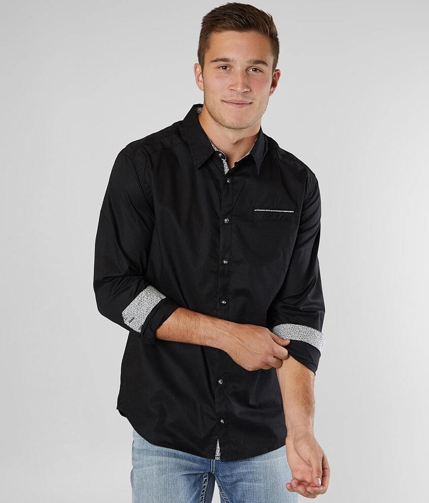 J.B. Holt Solid Athletic Stretch Shirt front view