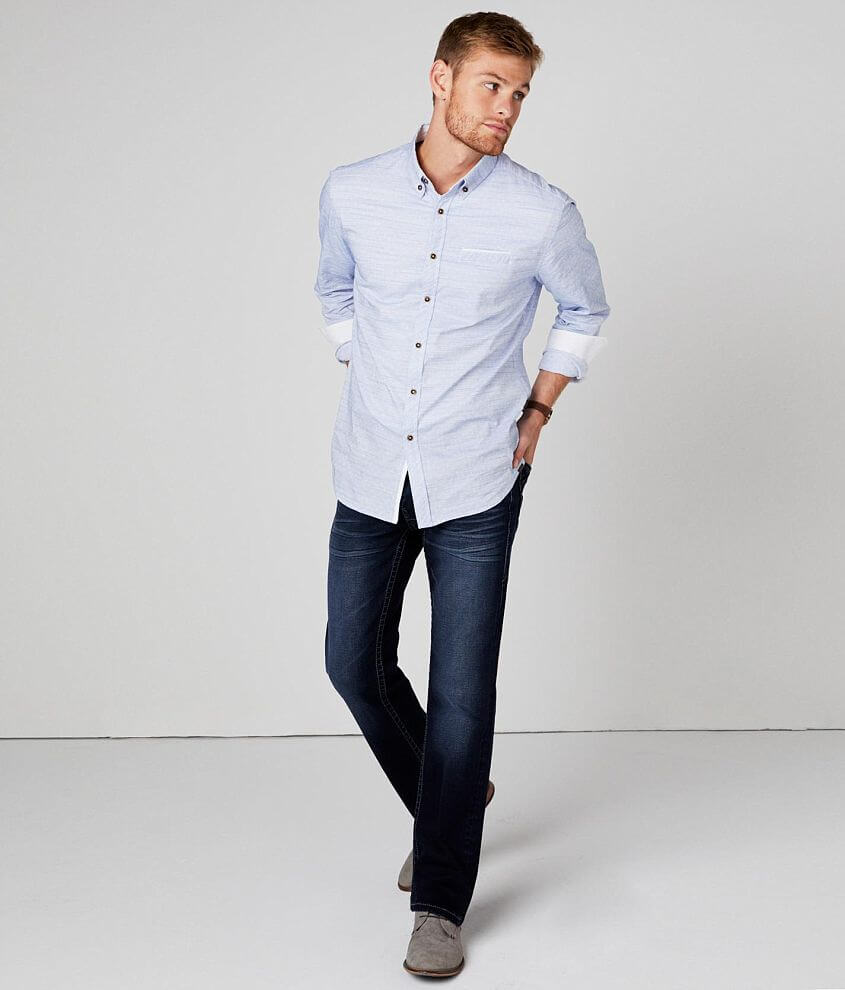 Image of J.B. Holt Pinstripe Athletic Stretch Shirt