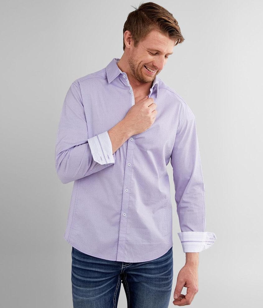 J.B. Holt Embroidered Athletic Stretch Shirt front view
