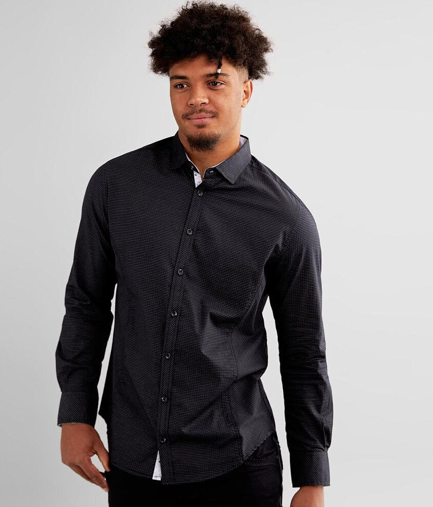 JB Holt Pinstripe Standard Stretch Shirt