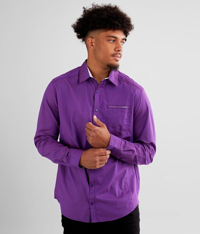 JB Holt Embroidered Athletic Stretch Shirt