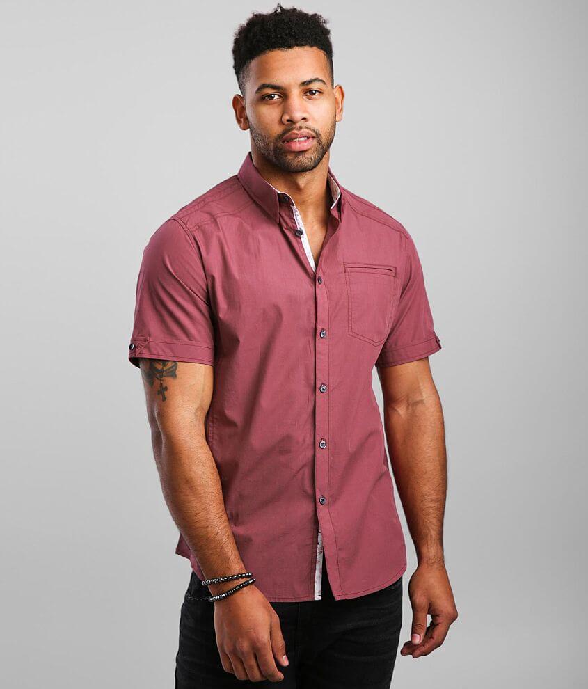 J.B. Holt Textured Athletic Shirt - Men's Shirts in Red | Buckle