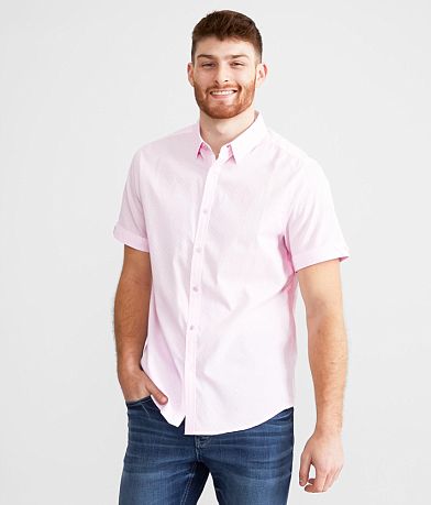 J.B. Holt Tonal Checkered Standard Stretch Shirt front view