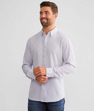 J.B. Holt Tailored Performance Stretch Shirt front view - men's spring fashion