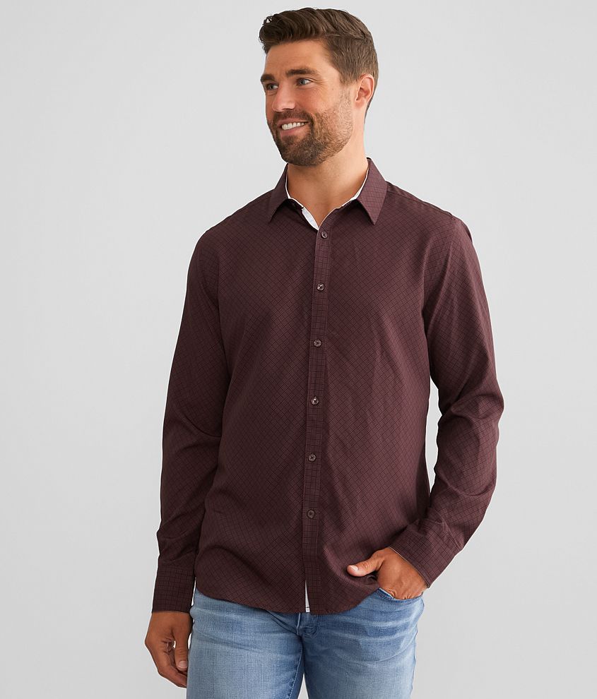 J.B. Holt Printed Standard Performance Stretch Shirt front view