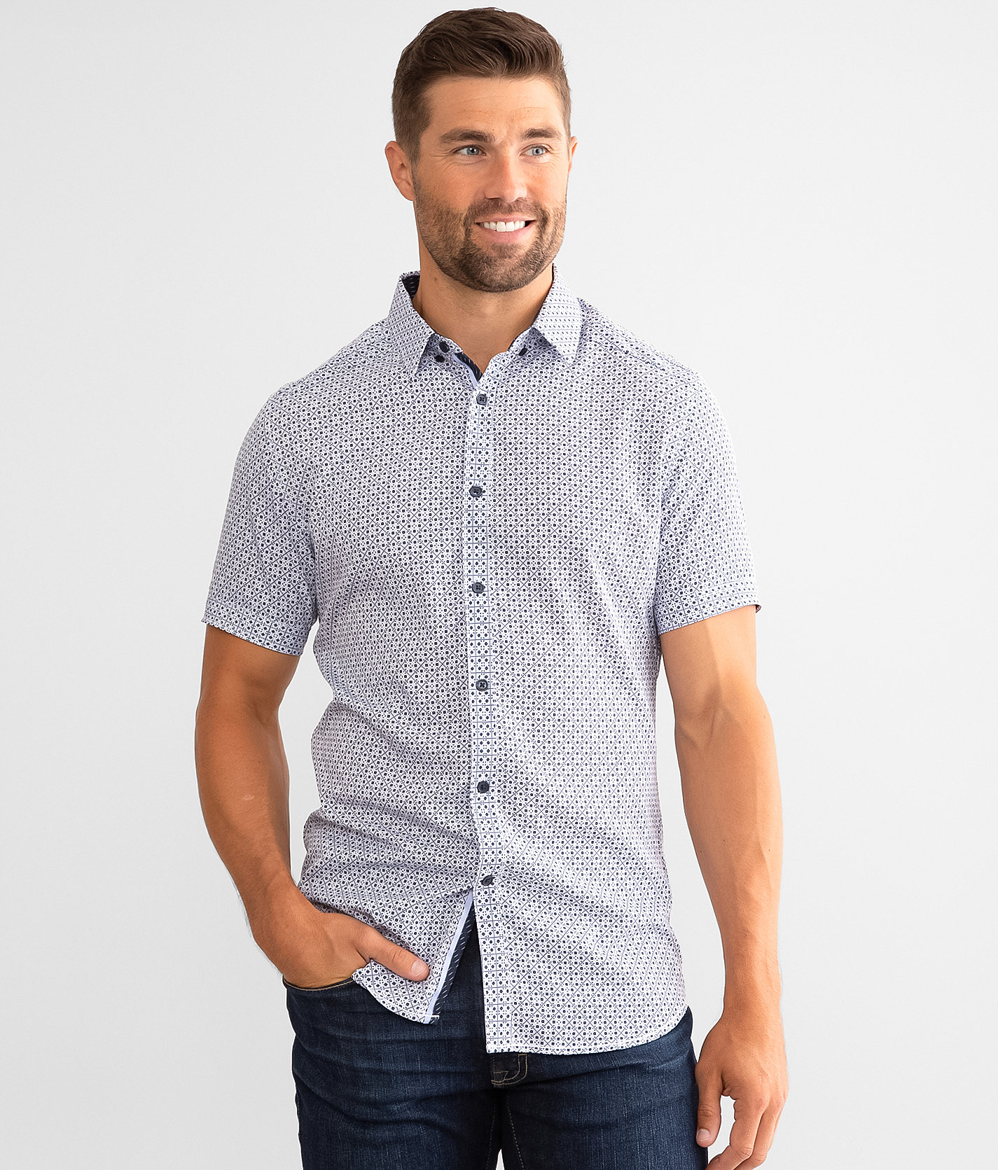 mens shirts with stretch