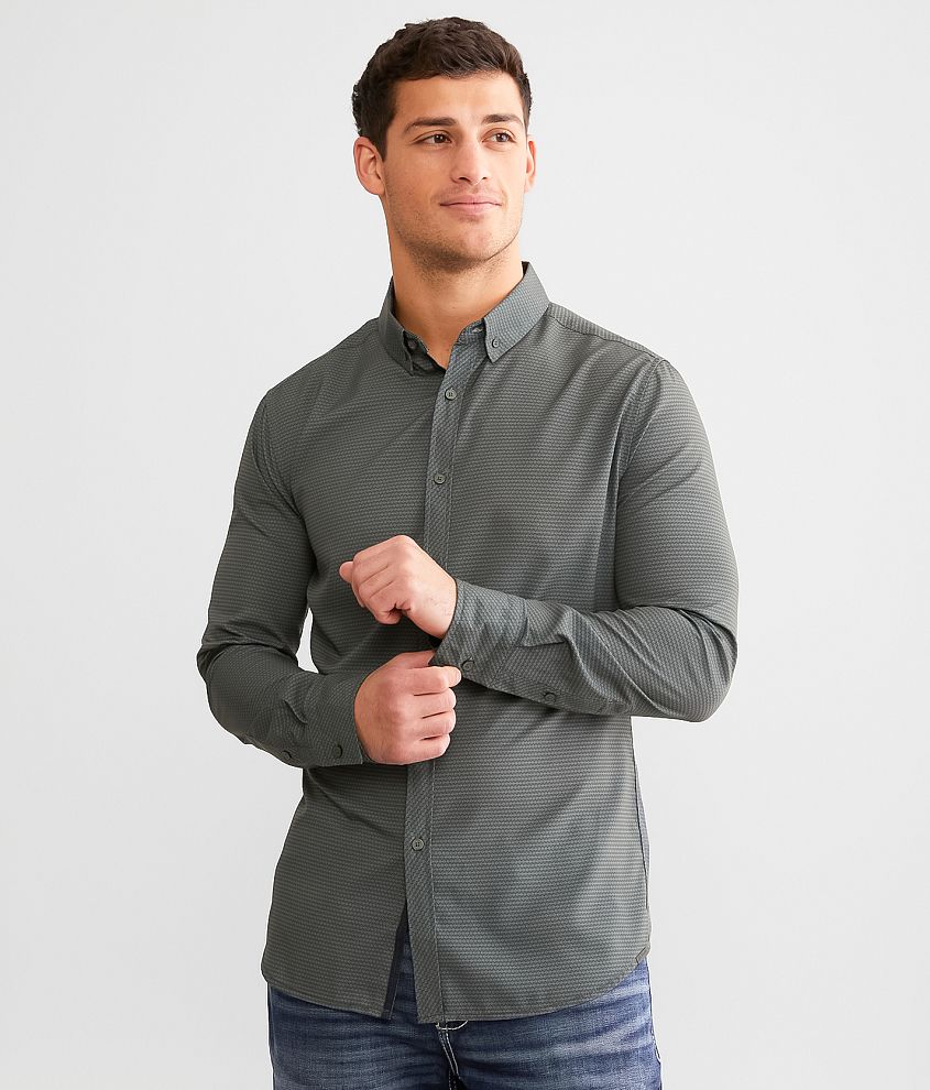 J.B. Holt Tailored Performance Stretch Shirt front view